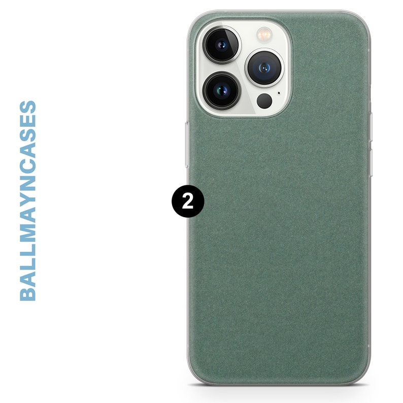 Coque minimaliste verte pour Google Pixel 7, 7 Pro, 6, 6A, 5, 4, iPhone 14 Pro Max, 13, 12, 11, Samsung S23, S23, S22, A53 2