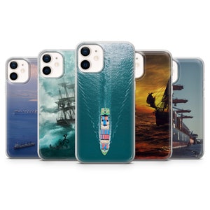 Cruise Ship Phone Case Big Boat Cover fit for iPhone 15 Pro, 14, 13, 12, 11, XR, 8+, 7 & Samsung S24, S23, A53, A51, Huawei P20, P30 Lite