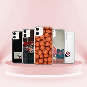 Basketball Hoop Phone Case Baller Cover geschikt voor iPhone 15 Pro, 14, 13, 12, 11, XR, 8+, 7 en Samsung S24, S23, A53, A51, Huawei P20, P30 Lite