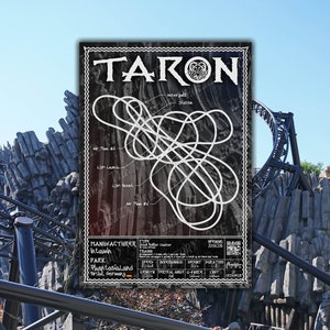 Taron - PhantasiaLand X Intamin : Rollercoaster Layout