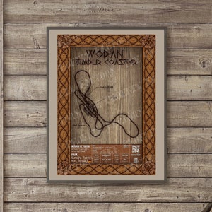 Wodan Timbur Coaster - EuropaPark | Great Coasters International : Rollercoaster Layout Poster