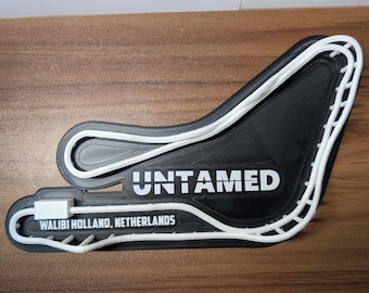 MiniCoaster : Untamed - Walibi Holland | Minimalist 3D Model