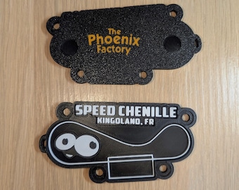 3-in-1 Badge : Speed Chenille - Kingoland | Soquet - Roller Coaster Magnet / Porte-Clé / Badge