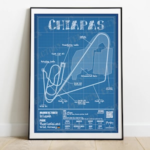 Chiapas - Phantasialand | Intamin: Log Flume Layout Poster - Etsy