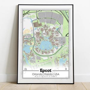 Disney’s Epcot : Customizable Minimalistic Plan