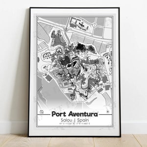 Port Aventura : Customizable Minimalistic Plan
