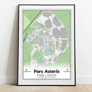 Parc Astérix : Customizable Minimalistic Plan