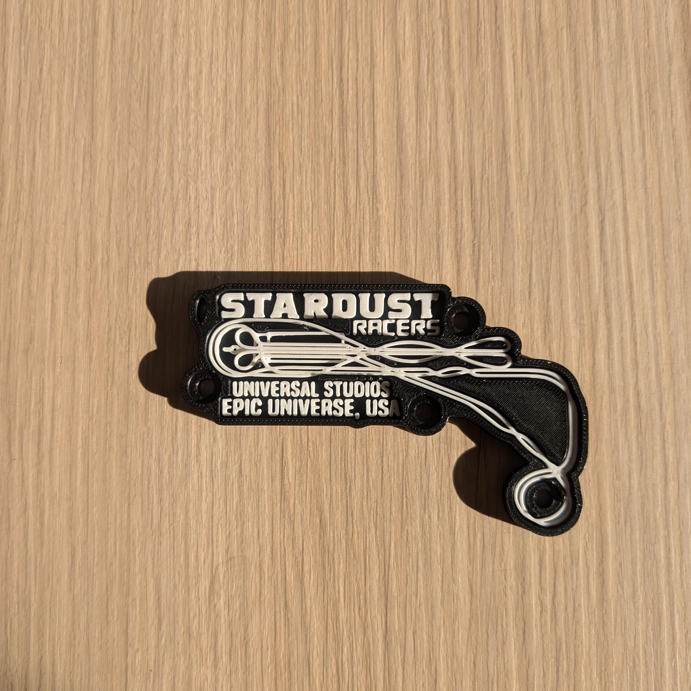 3-in-1 Badge : Stardust Racers - Universal Studios Epic Universe