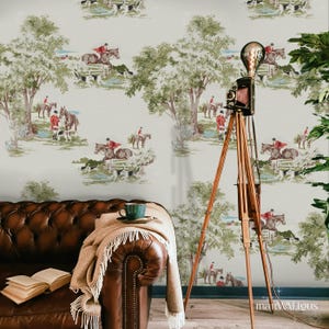 Horses Animal Nature Wallpaper Peel and Stick Removable Living Dining room Bedroom Self Adhesive Wall Sticker Decoration Art Mural 151