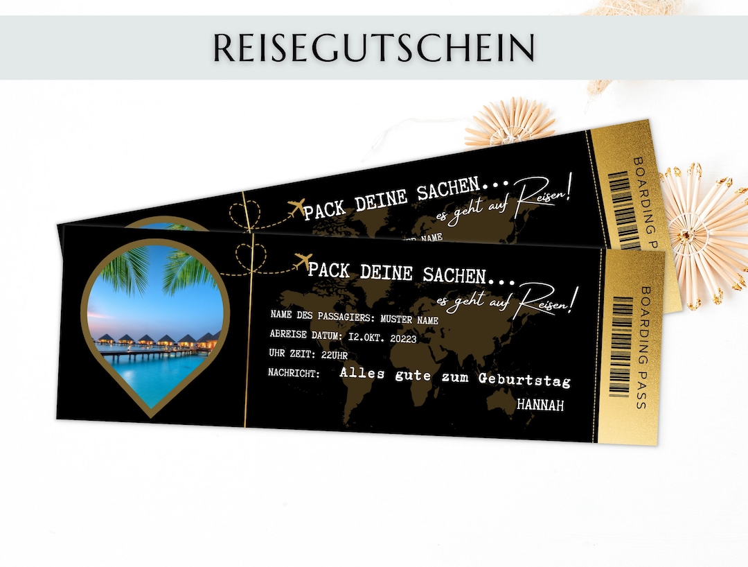 Luxus Reisegutschein Vorlage Zum Selbstdrucken Valentinstag Jahrestag