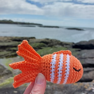 Crochet Cat Toy, Catnip Fish Cat Toy
