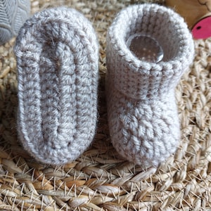 Handgemachte häkeln Baby Booties ideal für eine Babyparty oder Baby Geschenk
