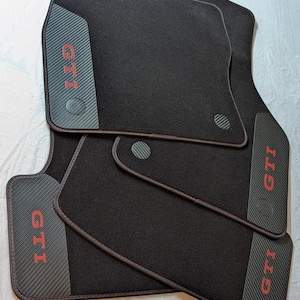 Volkswagen Golf GTI 2020-2025 Model Mk8 OEM Floor Mats Custom Carbon