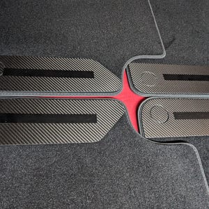 Porsche Cayenne 2019-2025 SUV & Coupe 9Y0 9Y3 Car Floor Mats Custom carbon image 8