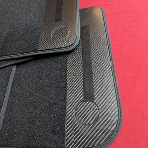 Porsche Cayenne 2019-2025 SUV & Coupe 9Y0 9Y3 Car Floor Mats Custom carbon image 3