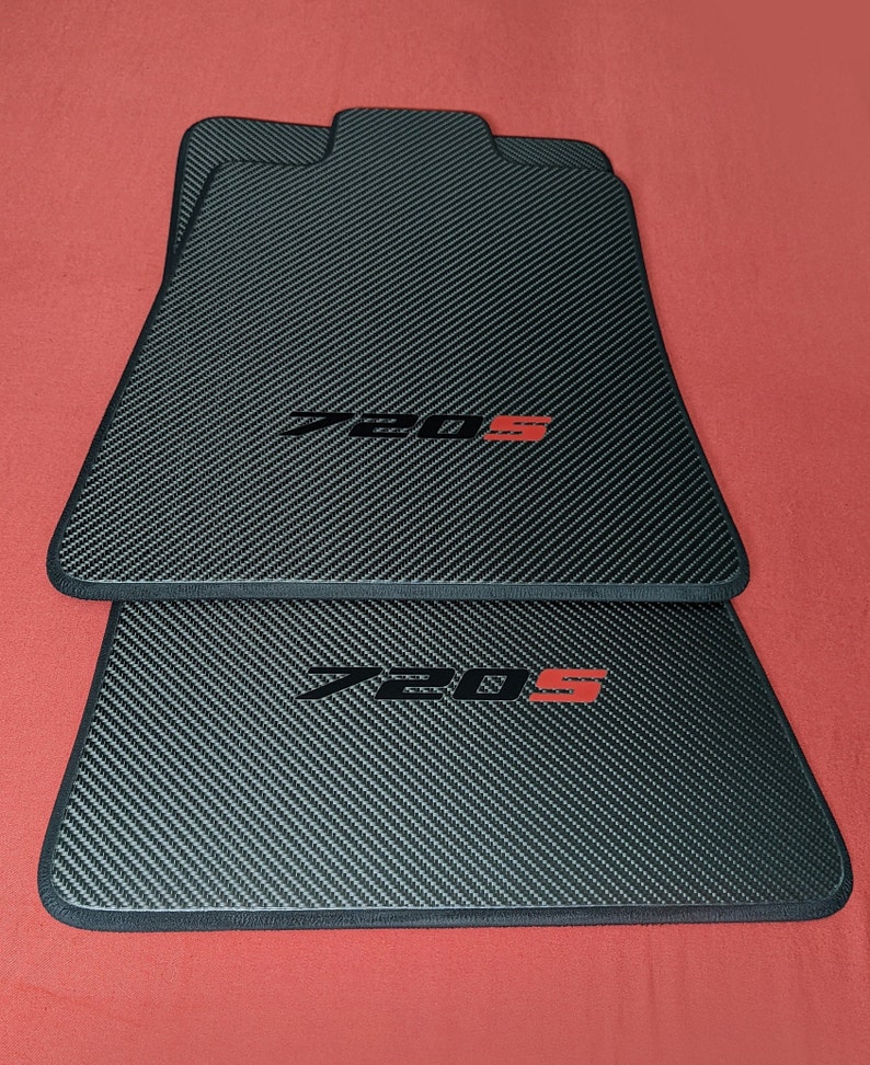 Carbon Fiber Floor Mats Fit Mclaren 720S 2017 2023 Etsy