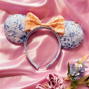 Floral Peter Pan inspired magical Mouse Ears