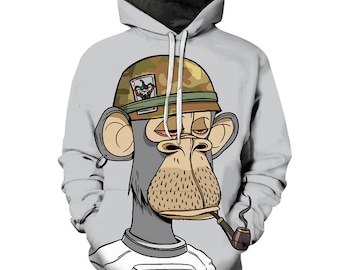 Monkey hoodie hoge kwaliteit kleding hooded hoodie nieuw