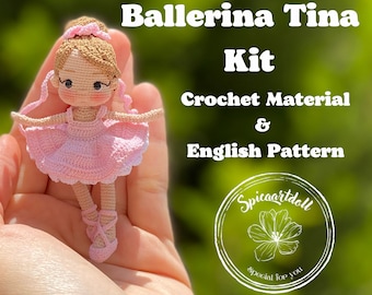Miniature Ballerina Tina Doll Crochet Kit