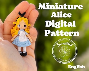 Miniature Alice Doll Crochet Pattern (PDF Pattern)