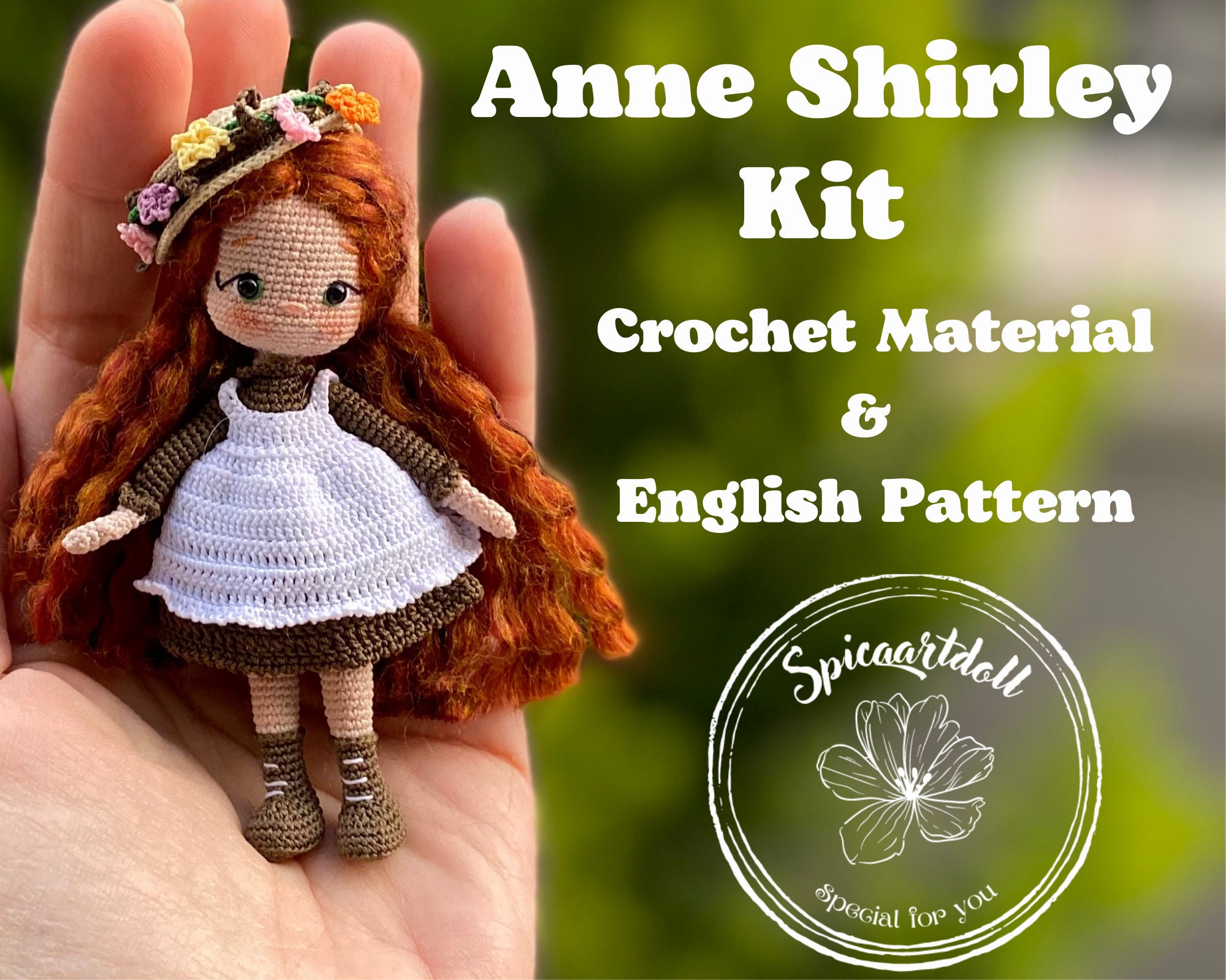 Materials Kit For Crocheted Ragdoll