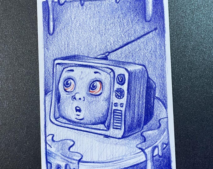 Billy Bootleg  - Sketch Card - Auto