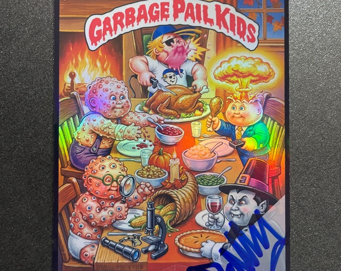 Billy Bootleg  - Thanksgiving - Exclusive - Limited to 9 - Rainbow refractor with Auto