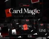 Card Magic Animated Stream Overlay Package (Digital Download)
