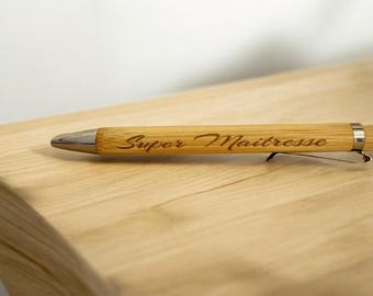 Personalized Ballpoint Pen - Unique Gift - Teacher, Wedding, Witness, Birthday, Godfather, Godmother, Company, Colleague