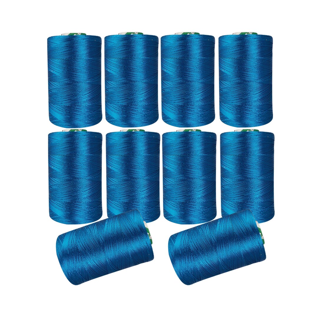 Embroidery Blue Silk Yarn, Hand Embroidery Yarn, Machine Embroidery