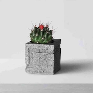 Concrete Succulent Pot Silicone Mold SC8 / silicone molds for concrete-concrete mold rubber-concrete mold for planter
