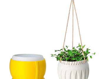 Concrete Flower Pot Silicone Mold BS18- silicone molds for concrete-concrete mold rubber-concrete mold for planter
