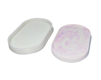 Molde de silicona para bandeja MT3: Hormigón, Cemento y Mortero (12 x 20 x 1,5 cm)