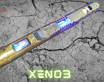 XENO3  Lightsaber Core Upgrade w/ OLED and Spinning Crystal Chamber