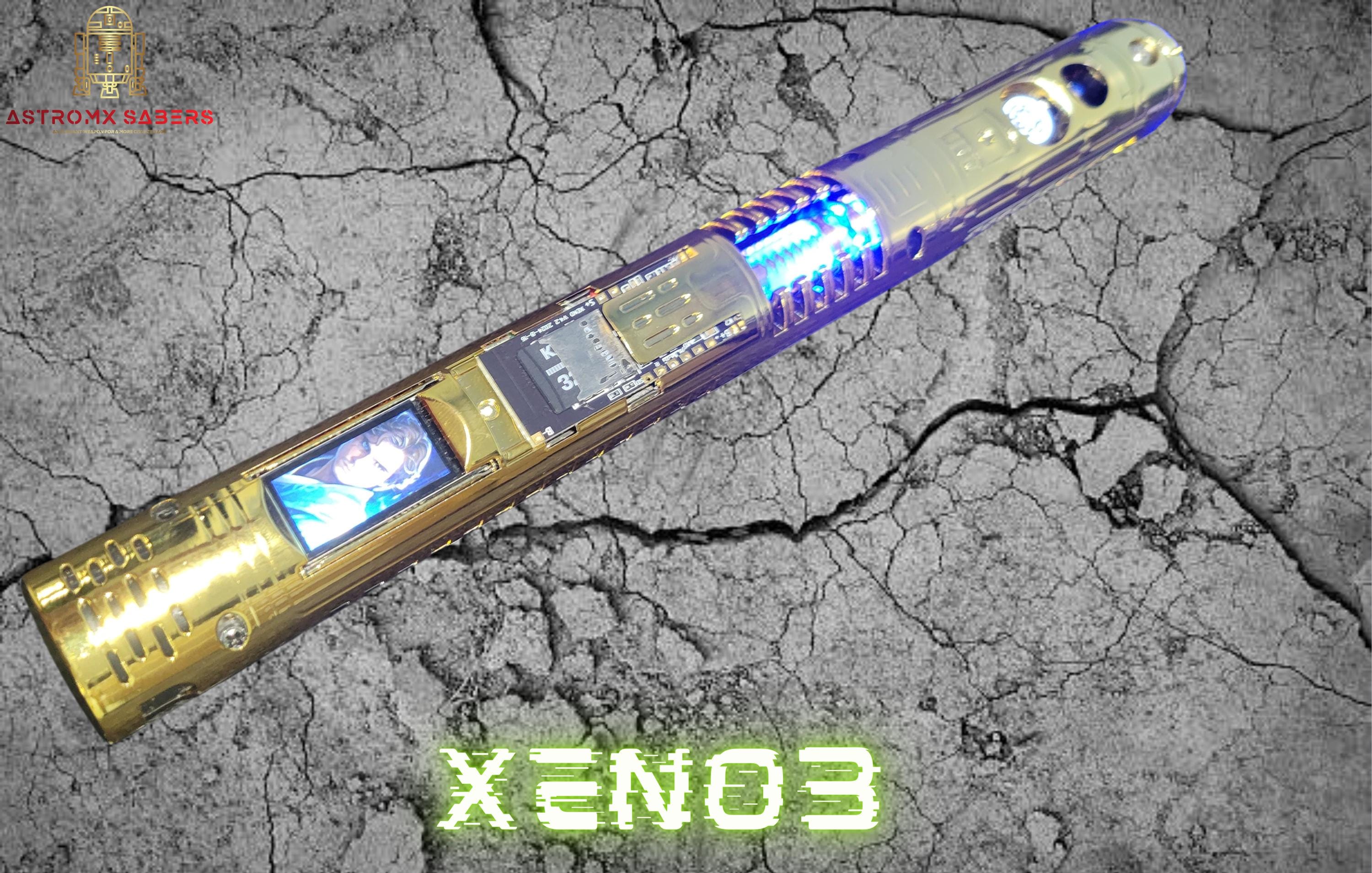 XENO3 Lightsaber Core Upgrade W/ OLED and Spinning Crystal Chamber