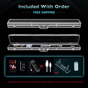 Master Q, Qui-Gon Jinn Neopixel Lightsaber image 8