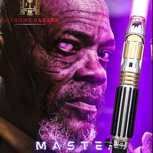 Master Windu, BMF, Neopixel Lightsaber