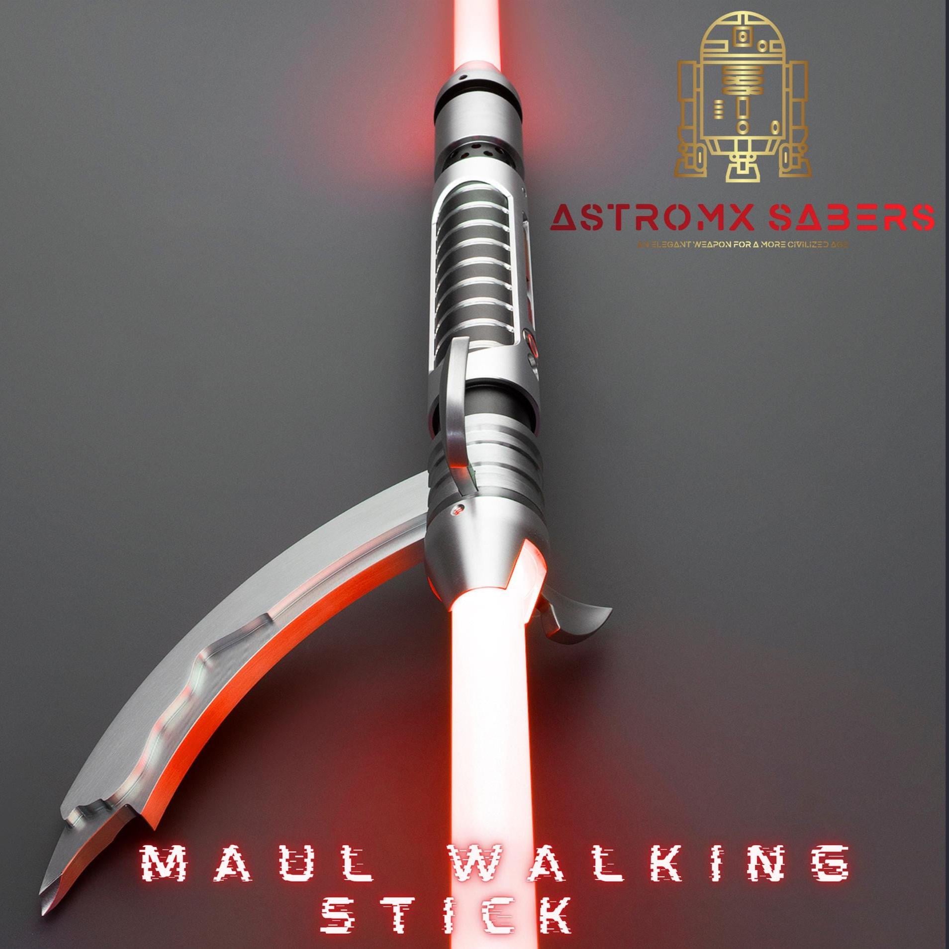 Maul Neopixel Walking Stick Lightsaber REBELS SEASON 3 - Etsy