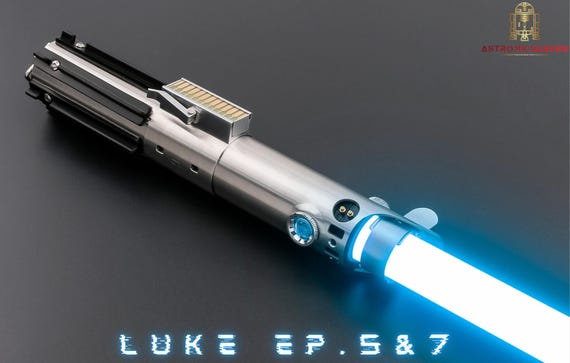 Luke Skywalker TXQ Graflex EP. 5&7 Lightsaber Neopixel - Etsy