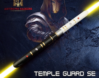 Temple Guard SE-staf of enkel lichtzwaard