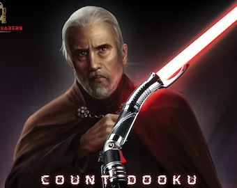 Count Dooku Neopixel EP 2 Attack of the Clones Lightsaber