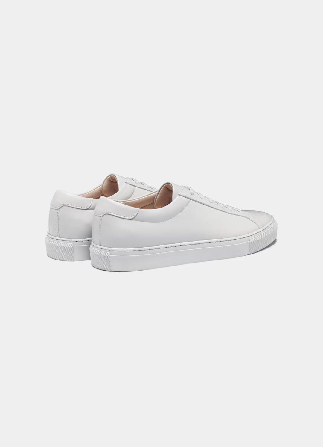 Suitsupply Fw148011 Sneakers Men's White Round Toe Leather Lace up Eu43 ...