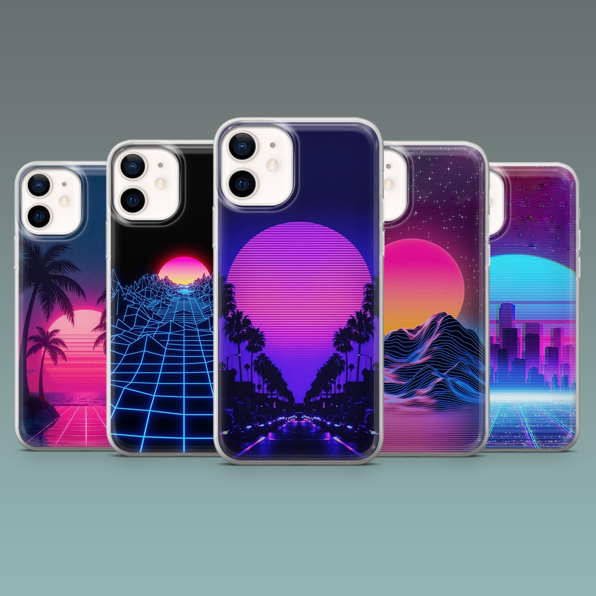 Synthwave Phone Case - Etsy