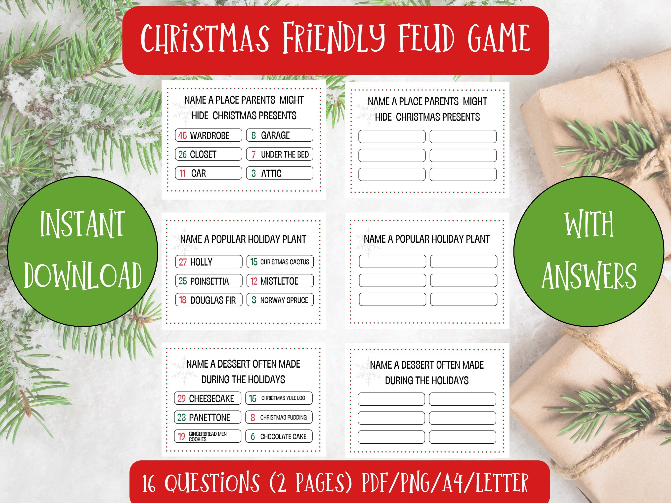 Family feud kids - Etsy.de