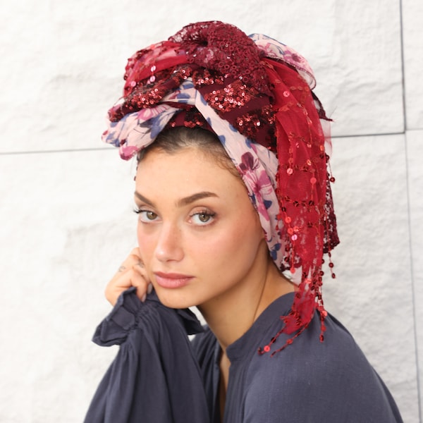 Beautiful Shawl for Women Cotton Head Wrap Instant Modesty Turban Cap Scarf, Instant Shawl, Practical Shawl, Cotton Hijab , Headscarf