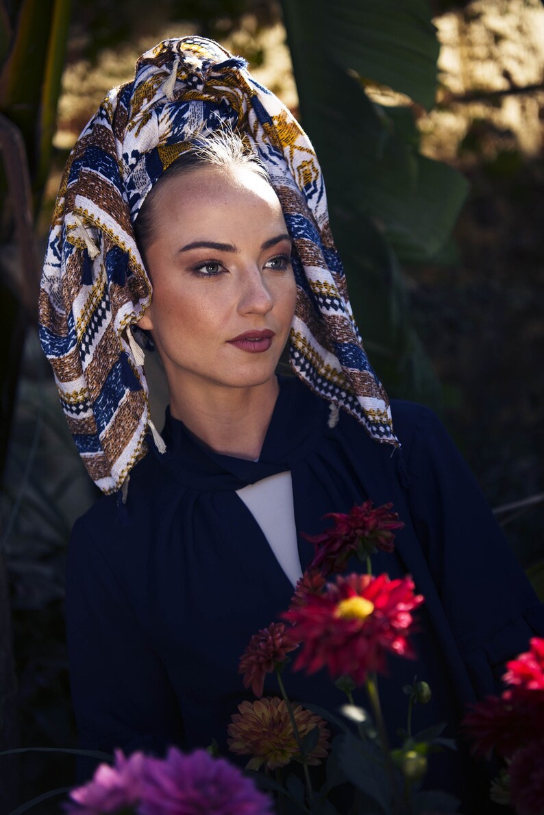 Headcover Tichel Head Covering Jewish Headcovering Etsy