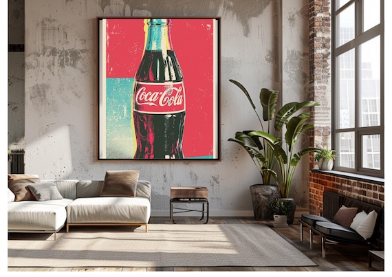 Coca-Cola Classic Pop Art | Warhol-Inspired Vintage Edition