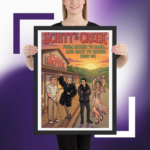 Schitt's Creek Rosebud Motel Print – From Riches to Rags TV Show Wall Art