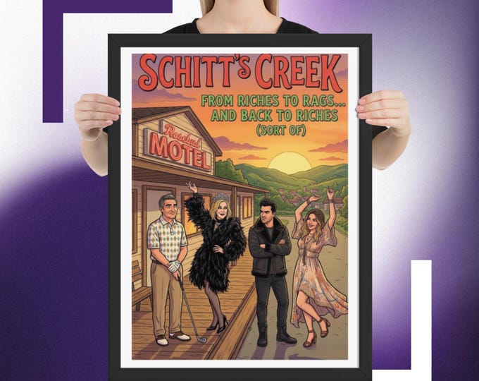 Schitt's Creek Rosebud Motel Print – From Riches to Rags TV Show Wall Art