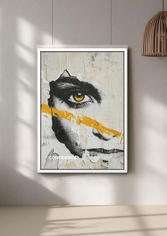 Banksy Style Art, Colour Pop Street Art Print, Urban Wall Decor